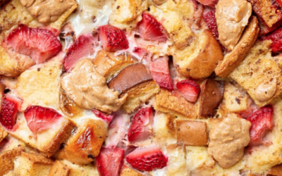 PB & Berry Baked French Toast